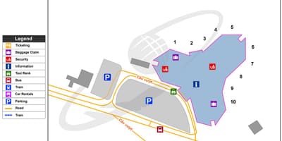ハノイ国際空港地図