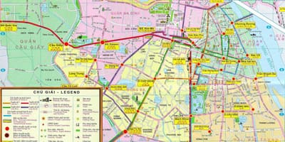 地図ハノイ公共交通機関
