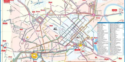 市内地図ハノイベトナム